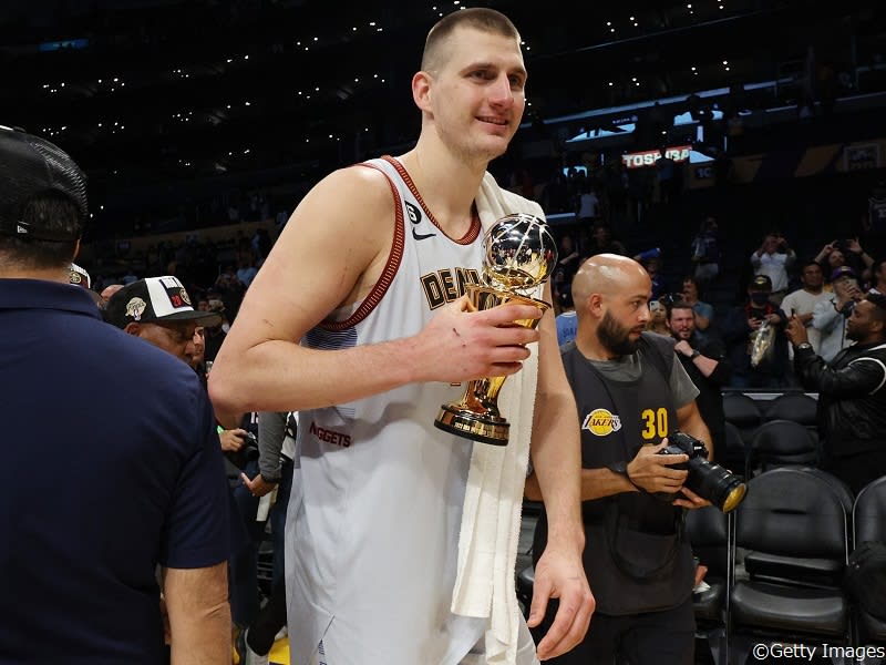 Jokic, who led the Nuggets to the finals for the first time in franchise history: ``We beat a really great team''