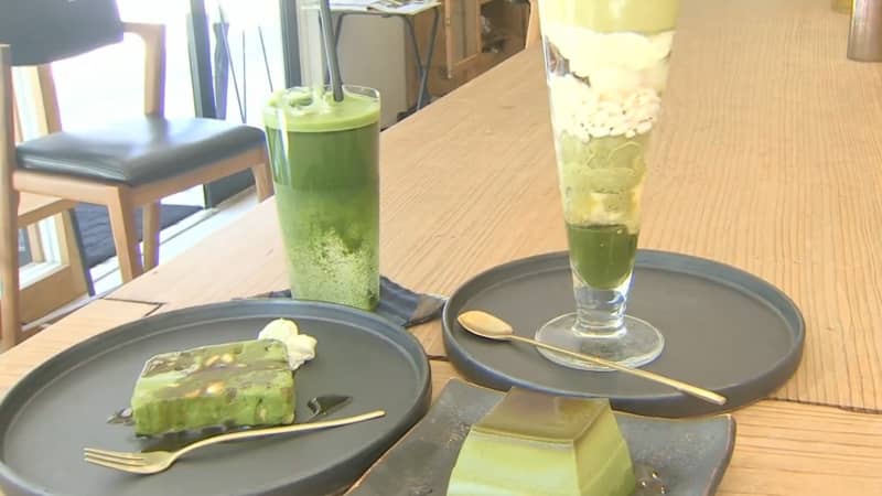 Matcha sweets and drinks Café “Tsunagujaya” A popular cafe where you can enjoy in a casual atmosphere Oita