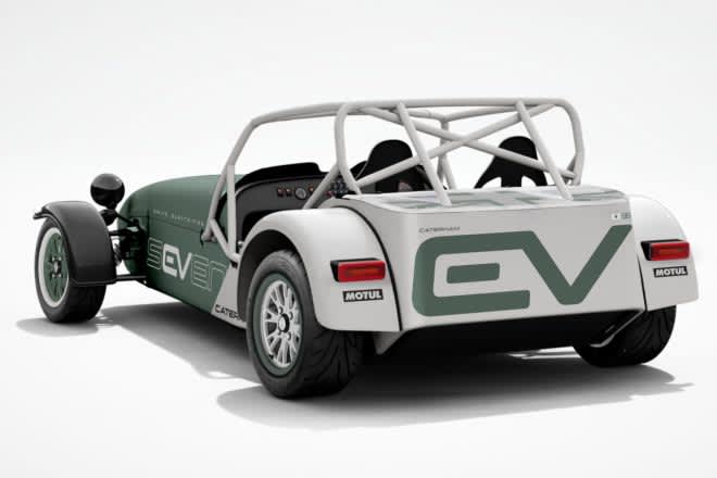 Caterham announces "EV Seven", a concept for electric vehicle technology development.The weight difference with the existing model is only 70kg