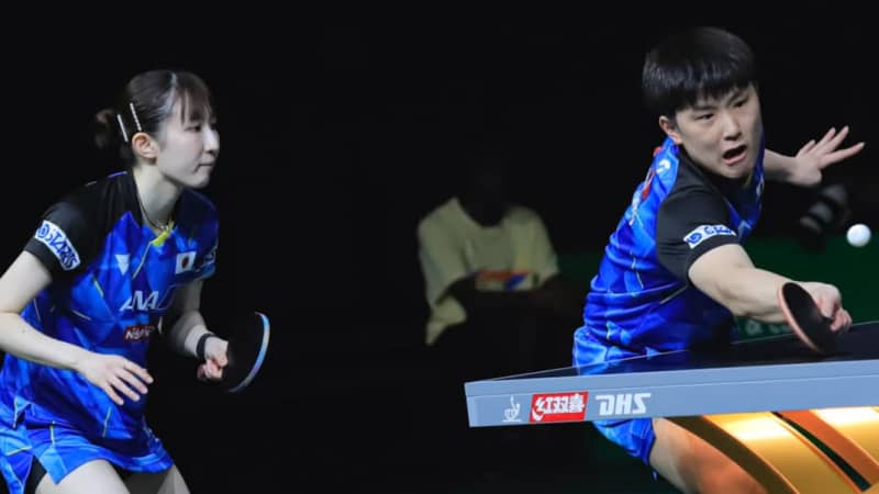 張本智和/早田ひな、韓国ペア下しメダル確定　早田は女子単で日本人対決制す＜世界卓球2023ダー…