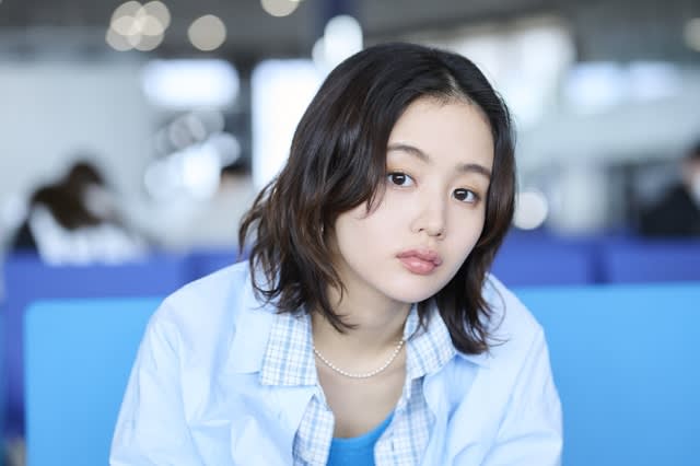 Fujiwara Sakura, regular as the role of Mukai-kun's younger sister Asami played by Akaso Eiji, starring in the drama "Mukai Mukai-kun"