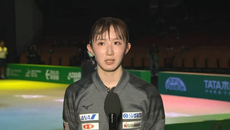 [World table tennis] Hayata Hina interview "I want to play carefully one by one" Japan's strongest South Po with Miyu Nagasaki...