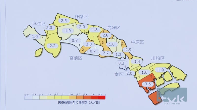 Kawasaki City Instantly Grasp the Number of Corona Infected People