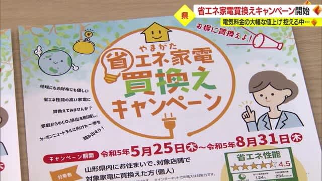 “Reduction of household budget burden” and “reduction of CO2 emissions” by replacing with energy-saving home appliances.