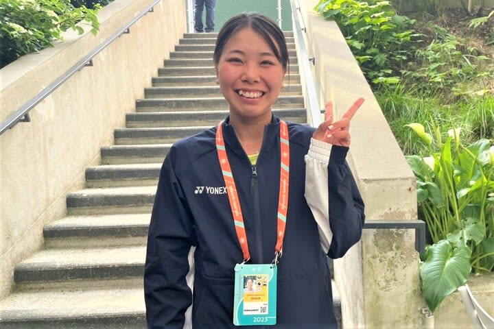 ``I'll be fine next time.'' Himeno Sakazume, who is trying for the first time at the French Open, will be eliminated in the qualifying rounds, but it's a good feeling! "This stage is the base...