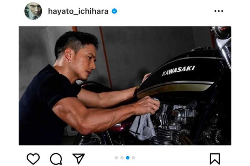 Hayato Ichihara was surprised at how he polished his beloved Kawasaki Z1 "Your triceps are too beautiful" "Isn't your garage big?"