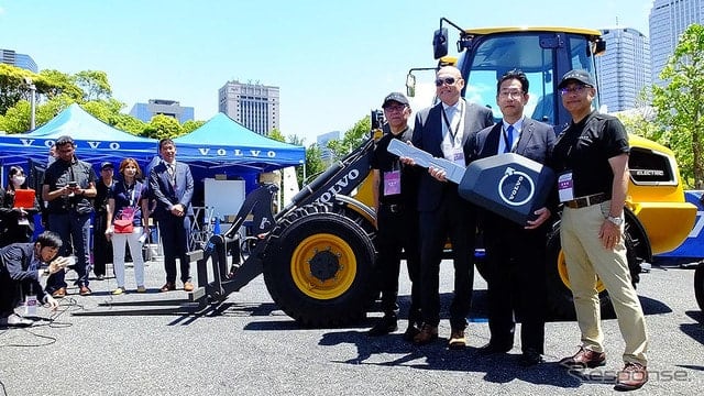 Volvo Construction Machinery's electric excavator landed, 2 hours drive with 8 hours quick charge ... Construction Survey Productivity Improvement Exhibition 2023