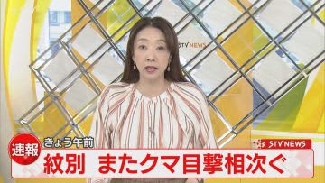 ⚡｜【速報】住宅街で体長1．5メートルのクマ　新たに2件の目撃情報　北海道・紋別市