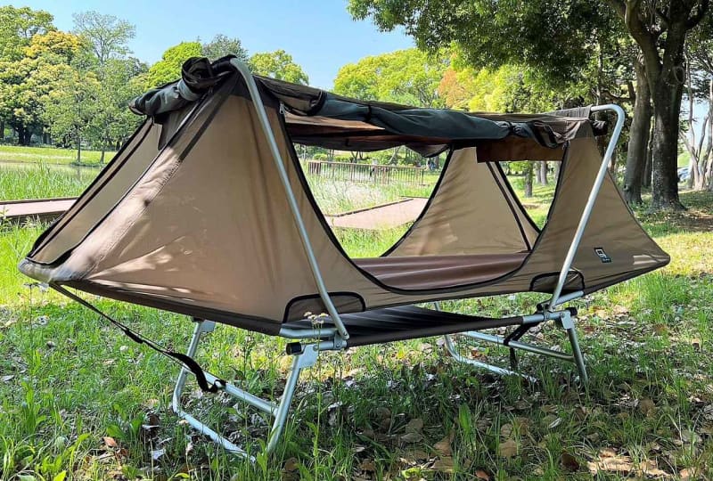A solo tent cot that can be set up in 1 minute!Quartz “Easy Camper” Review