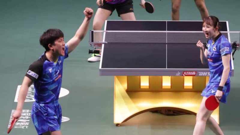 Tomokazu Harimoto/Hina Hayata defeats Chinese pair to the final Miyu Kihara/Miyu Nagasaki wins women's double first medal <World Table Tennis 2023 Da...