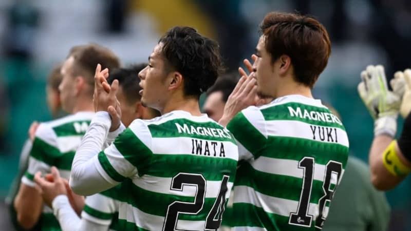 Tomoki Iwata and Yuki Kobayashi who joined Celtic, the local paper's ``this season's report card'' has become like this