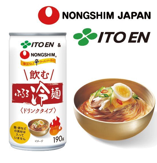 Collaboration with ITO EN!Nongshim Japan launches ``Drink Fururu Reimen'' where you can taste authentic Korean ``cold noodles''