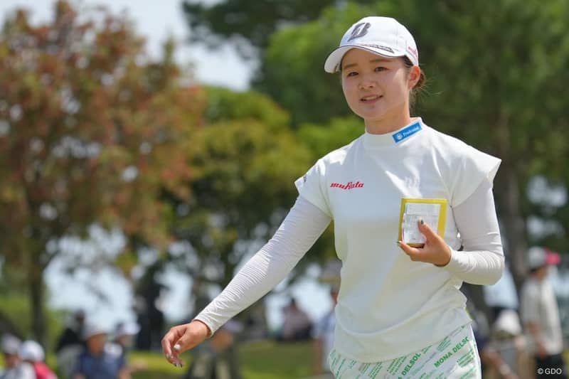 Abandonment is completely out of the question... Haruka Kawasaki scores 7 with 63 consecutive birdies