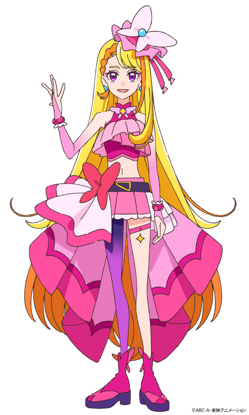 "Expanding Sky!Pretty Cure] Ageha transforms into the fourth Pretty Cure "Cure Butterfly"!Ayaka Nanase "...