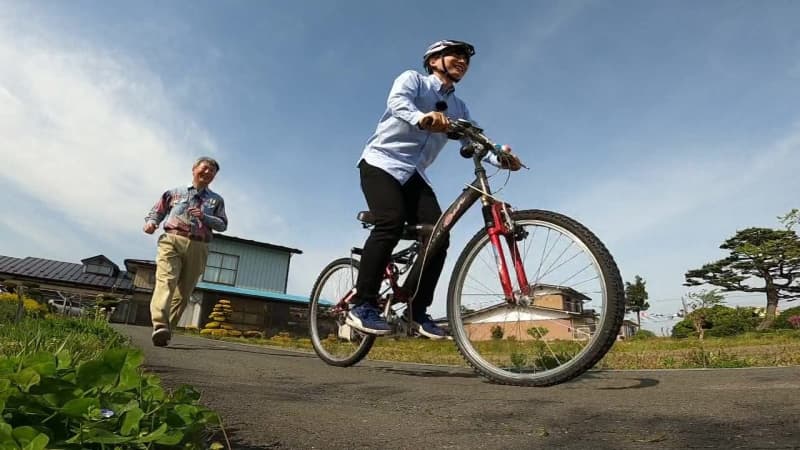 ペダルをこがなくても進む自転車 自己流の発明家“いつかは特許取得へ”ユニークなアイデアでものづ…