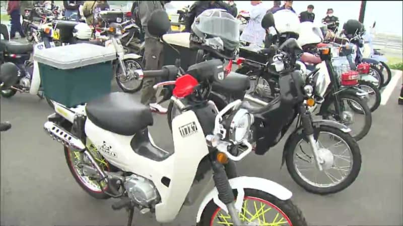 "No two bikes are the same" Super Cub fan club event Proudly gathering over 200 bikes Miyagi