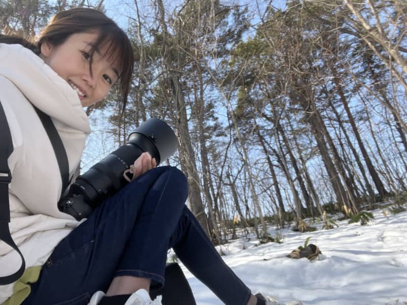 Helped by various uncles!? Shizuka Sakura takes on the challenge of photographing wild animals in winter in Hokkaido!