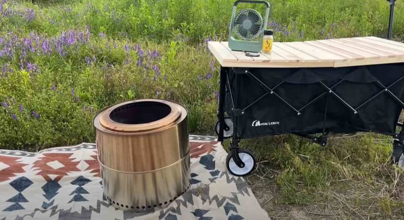 [Nafco] What is the hottest gear that a veteran camper bought at Homsen?A large secondary combustion stove that you want to use this summer...