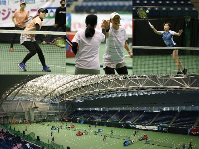 Hot and fun!A serious game by women's doubles for the national tournament "Yonex Ladies Challenge Cup ...
