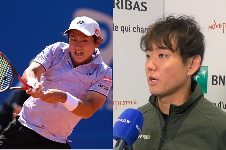 Yoshihito Nishioka is ready for his first match at the French Open! "Compared to last year, the condition of tennis has improved." <SMASH>
