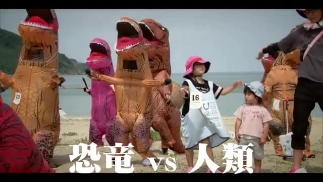 Cleaning tyrannosaurus VS clean-loving human beach garbage pick-up showdown How the game goes! ? (Shimane/Matsue City)