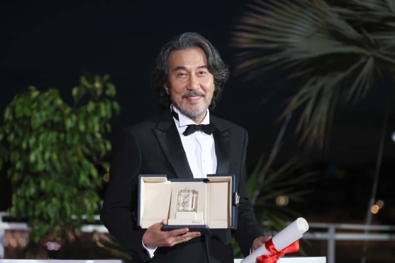 Koji Yakusho, delighted with winning Best Actor at Cannes Film Festival