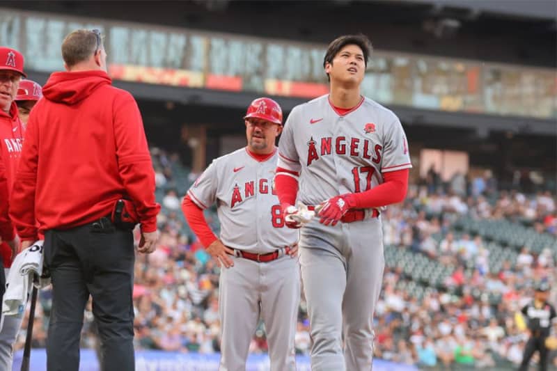 [MLB] Shohei Ohtani's "fainting in agony" caused a stir at enemy broadcasting stations "What the hell is this?"