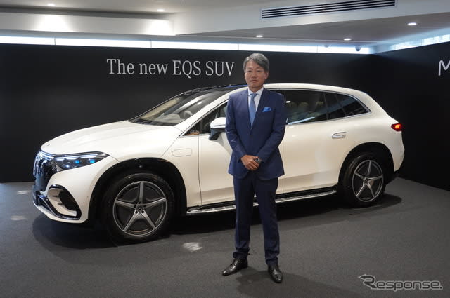 Mercedes-Benz Japan President Ueno, "EQS SUV is the biggest weapon for understanding our EV"