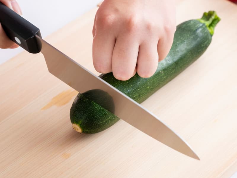 Do not cut the zucchini into rounds!What is Kikkoman's "delicious way to bake"?