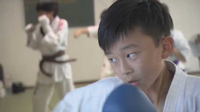 Specialty technique is "Jodan Mae Kick" A karate boy who won the national championship Trains body and mind Takamatsu City [Children's Mirai Park]