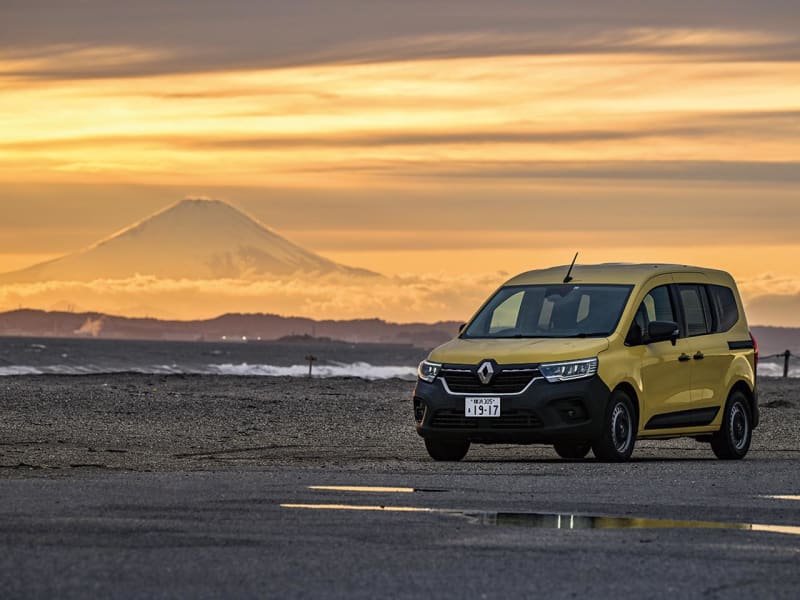 Renault Kangoo and a merry companion?us.Where should I go, what should I play... just thinking about it is fun.