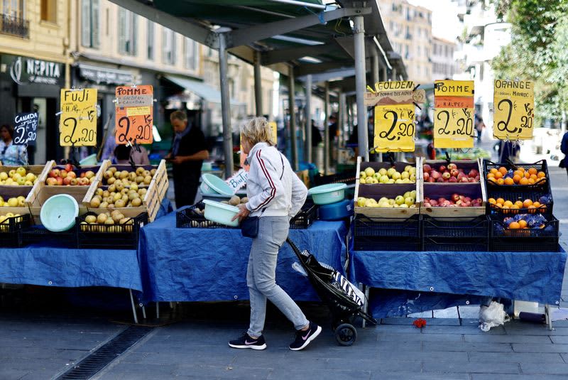France's EU-based CPI rises 5% year-on-year in May, lowest growth in 6.0 year