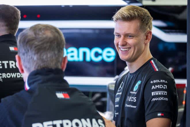 Mick Schumacher to make his first Mercedes F1 run. Responsible for tire testing at W14