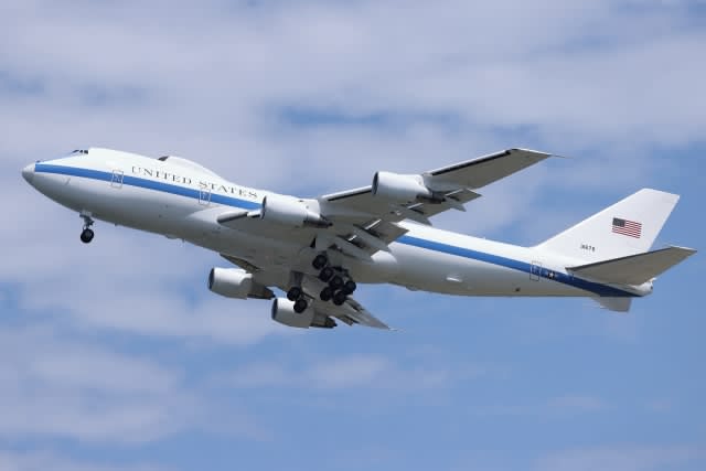 「空飛ぶペンタゴン」“ナイトウォッチ” 岩国と横田へ飛来、747クラシック