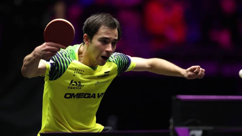 Brazil's Calderano, No. 6 in the world rankings, participates in the German Bundesliga for the first time in three seasons