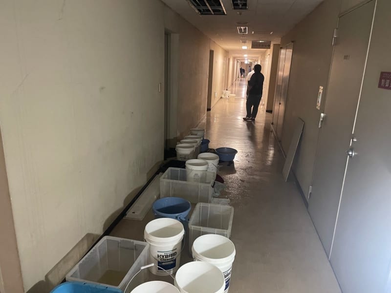 ⚡｜【速報】宮城県庁で漏水　一部でトイレ使えず