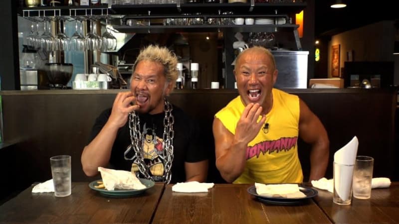 “From Sweets to Burgers” The strongest duo of Togi Makabe and Tomoaki Honma challenge the game