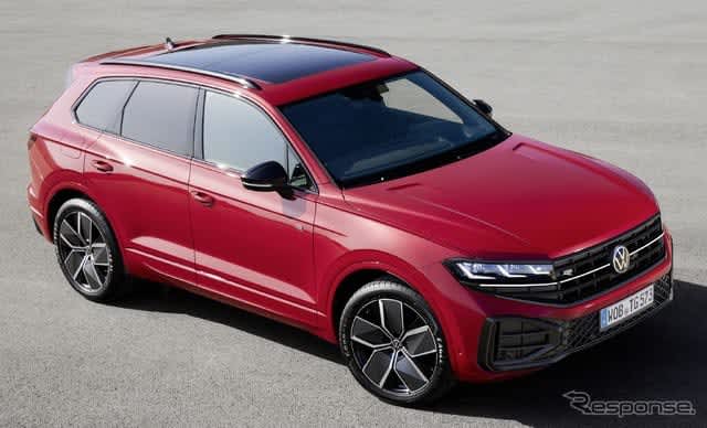 VW『トゥアレグ』改良新型、専用内外装の「Rライン」登場…欧州で設定
