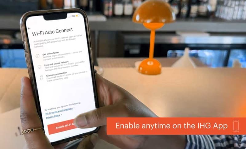 IHG launches automatic Wi-Fi connection "IHG Wi-Fi Auto Connect"