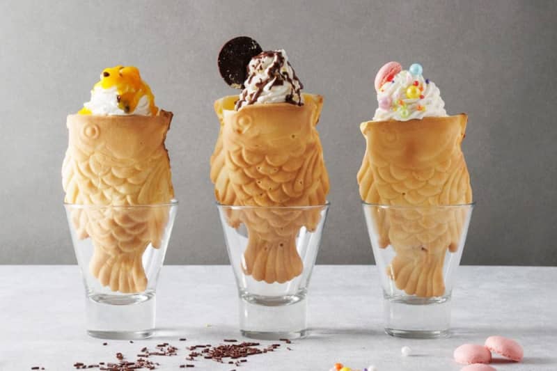 神戸北野ホテルに話題の映えスイーツ「たい焼きソフトクリーム」が登場
