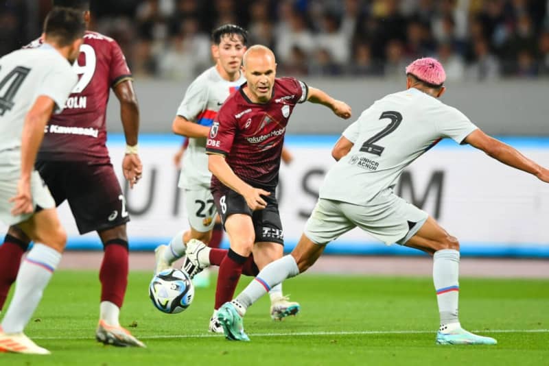 [Kobe-Barcelona] The destructive power of Balsa's masterpiece from ground and air battles.Kecia, Garcia score, Iniesta...