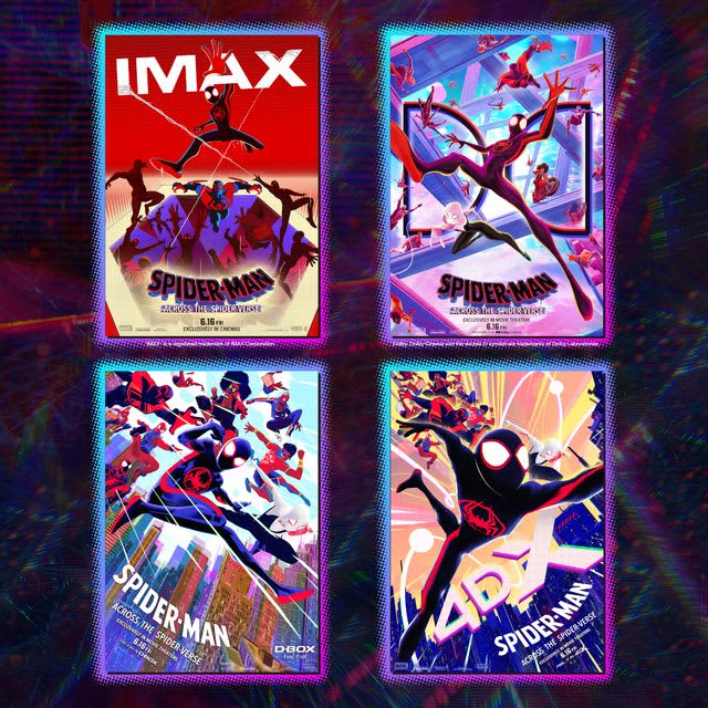 『スパイダーバース』続編のIMAX上映が決定！新ポスター4種公開