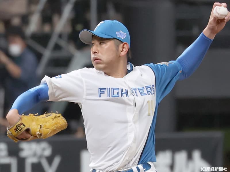Nippon-Ham's Takayuki Kato throws 122 pitches in 8 innings with 1 goal, the most this season, but loses 4th due to lack of batting support