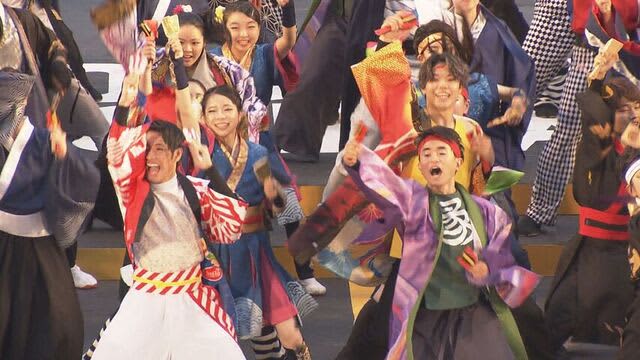Held in the form before the new corona Bursting smile Sapporo's summer tradition "YOSAKOI Soran Festival" begins