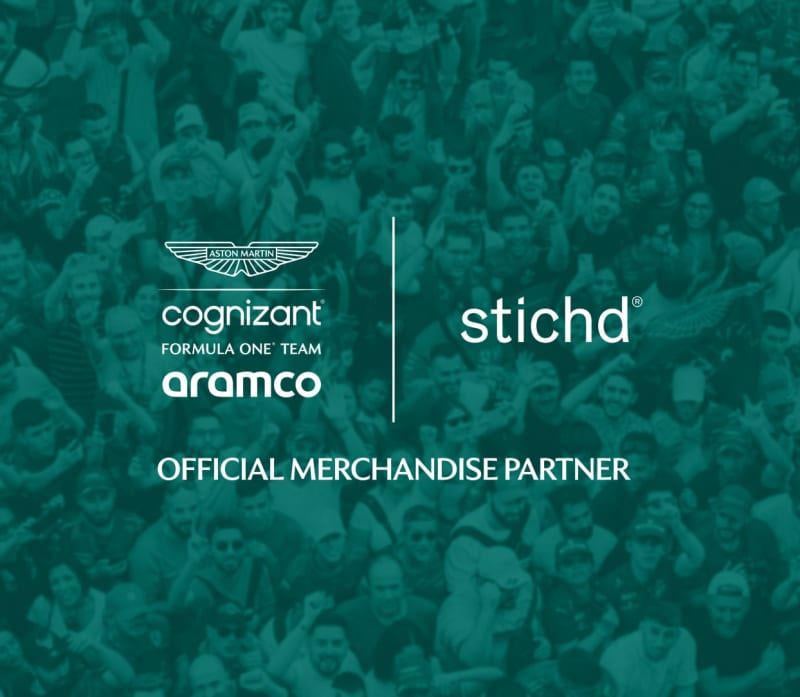 stichd Becomes Official Merchandise Partner of Aston Martin Aramco Cognizant F1 Team