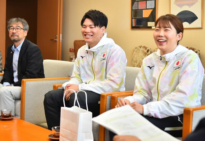 World Swimming Championships "Aim for medals" Enomoto, Suyama aspirations for governor