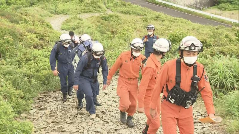 山岳遭難に備え危険な場所調査　ドローン、無線の通信状況確認　福島
