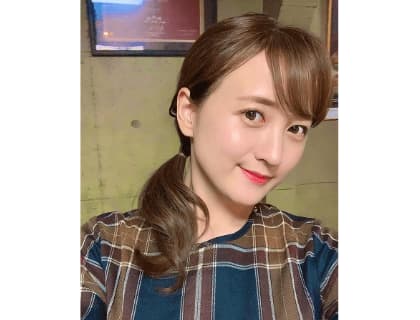 Ayaka Komatsu, "I'm fascinated" by the loose side-knotted hair