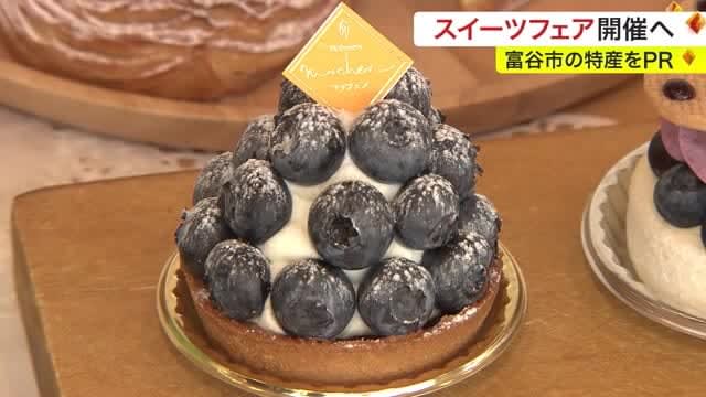町名産のブルーベリーをアピール！市内のスイーツ店が協力し期間限定スイーツ販売〈宮城・富谷市〉