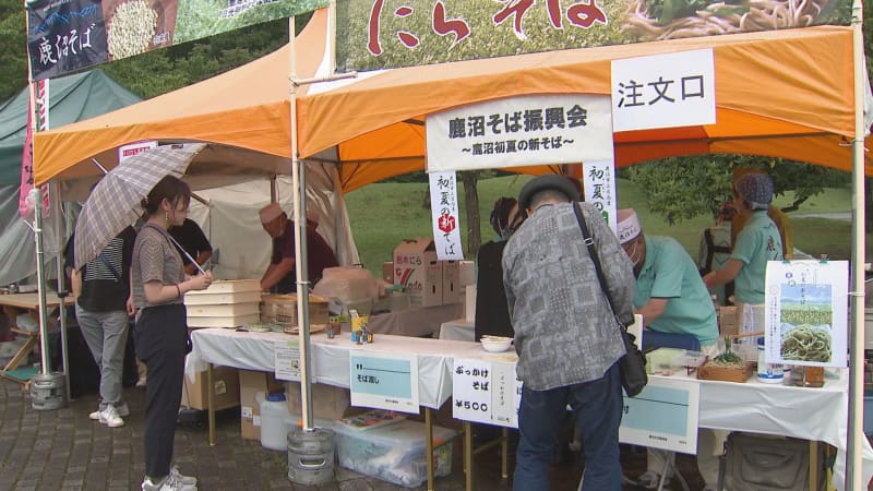 "Summer new soba festival" held in Nikko for the first time in four years